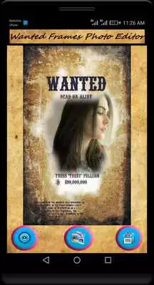 Play Most Wanted Poster - Wanted Frames Photo Editor