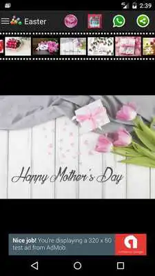 Play Mothers Day Card and voice message
