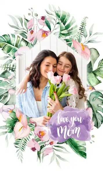 Play Mothers Day Photo Frame 2022 as an online game Mothers Day Photo Frame 2022 with UptoPlay