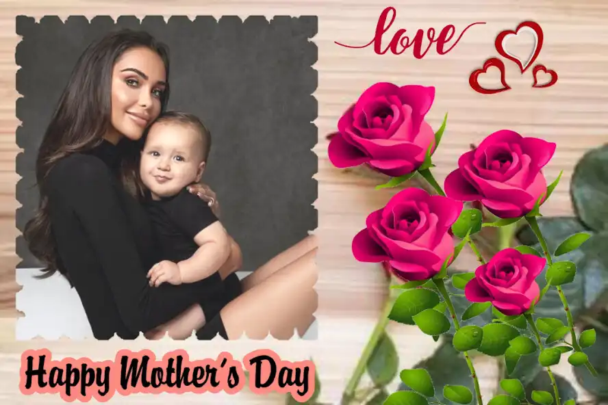 Play Mothers Day Photo Frame 2023 as an online game Mothers Day Photo Frame 2023 with UptoPlay