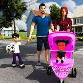 Free play online Mother Simulator: Happy Family New Born Baby Games APK