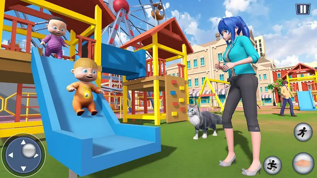 Play Mother Simulator-Twins Newborn as an online game Mother Simulator-Twins Newborn with UptoPlay