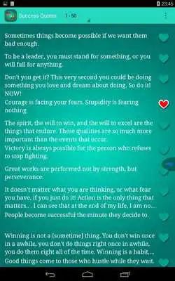 Play Motivational Quote and Message