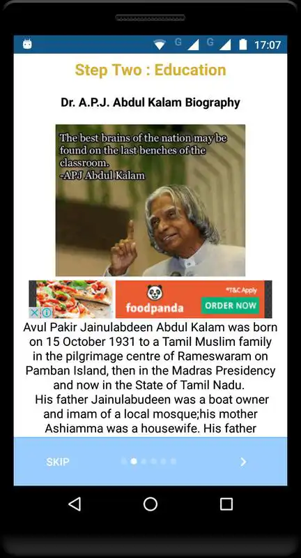 Play Motivational Quotes(Kalam, Gandhi , Vivekananda)