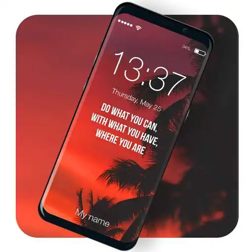 Free play online Motivation Quotes Landscapes Screen Lock APK