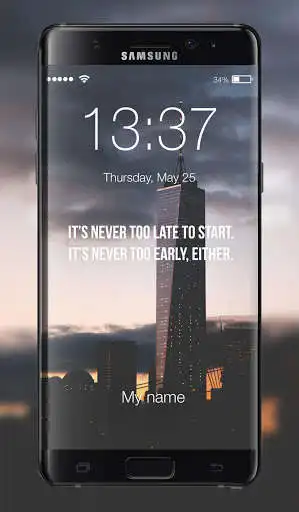 Play Motivation Quotes Landscapes Screen Lock