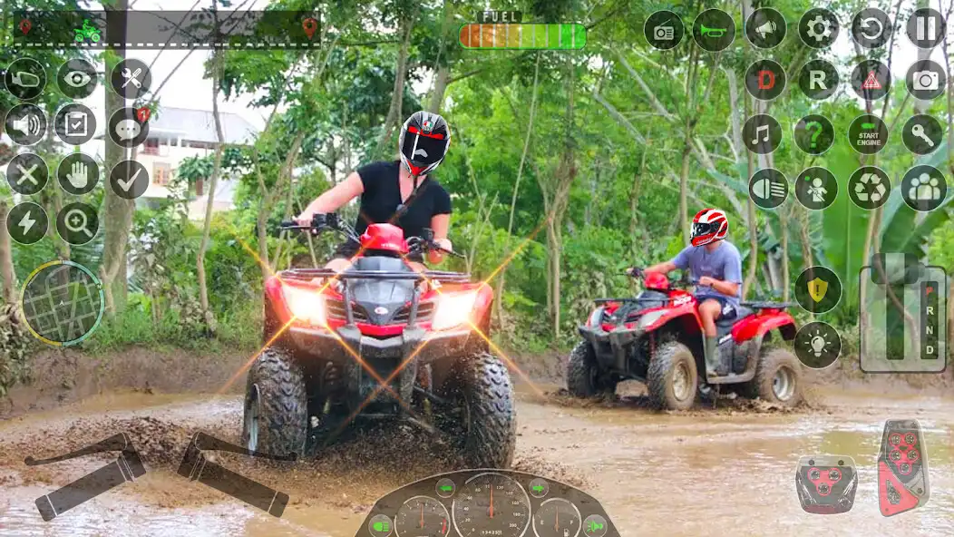 Play Motocross ATV Quad Bike Game as an online game Motocross ATV Quad Bike Game with UptoPlay