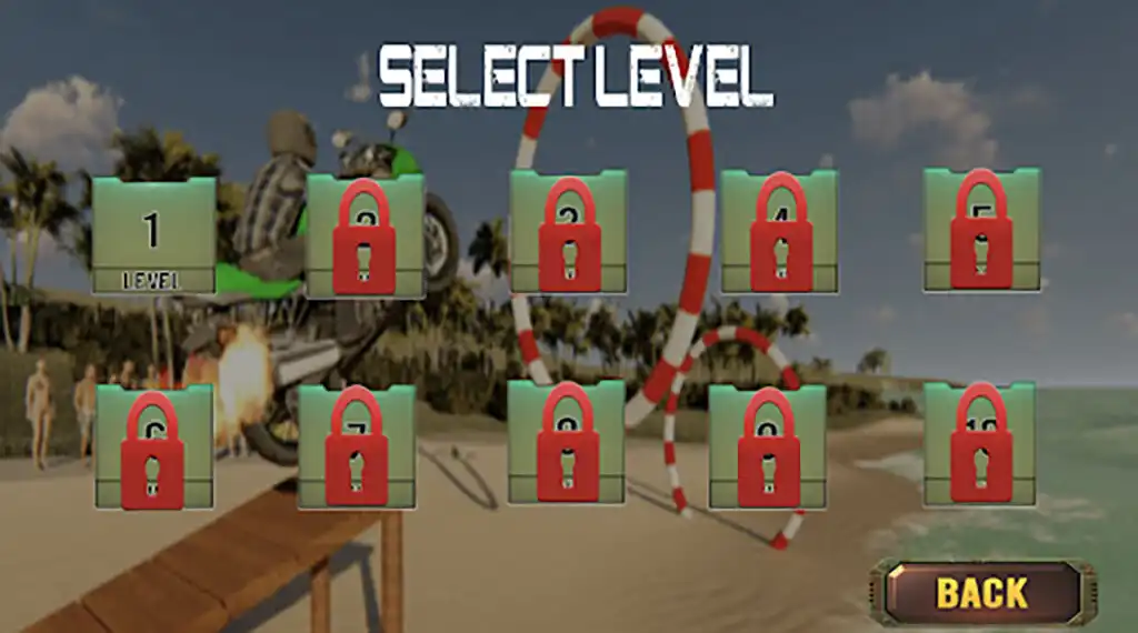 Play Motocross Beach Race as an online game Motocross Beach Race with UptoPlay