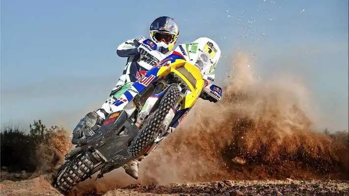 Play Motocross Dust. Super Wallpapers