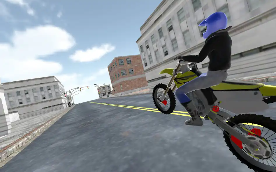 Play Motocross Racing Cop Game as an online game Motocross Racing Cop Game with UptoPlay