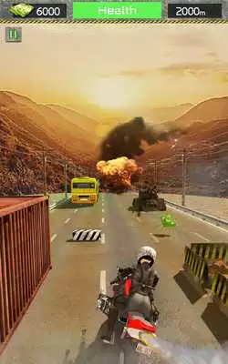 Play Moto Death Shooter Race on Highway