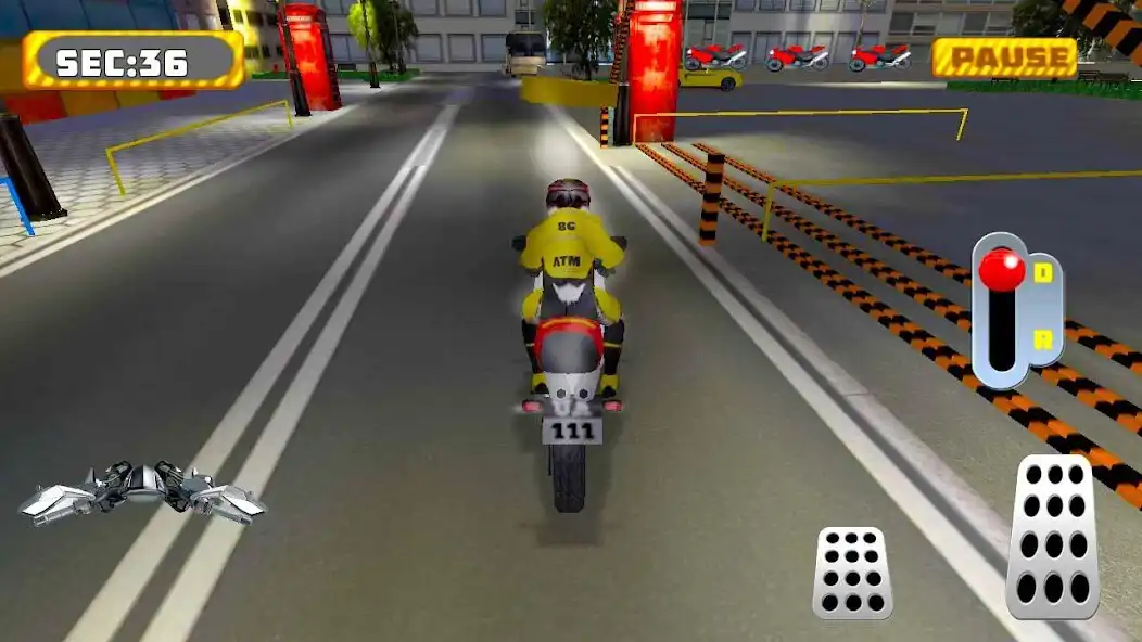 Play Moto Parking 3D as an online game Moto Parking 3D with UptoPlay