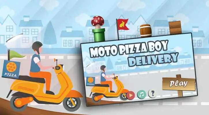 Play Moto Pizza Delivery Boy