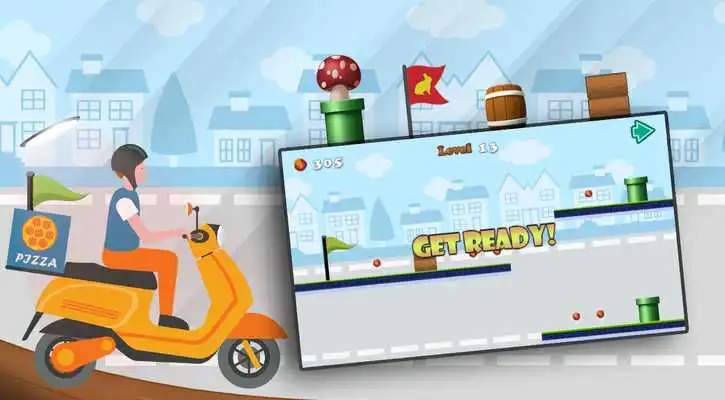 Play Moto Pizza Delivery Boy
