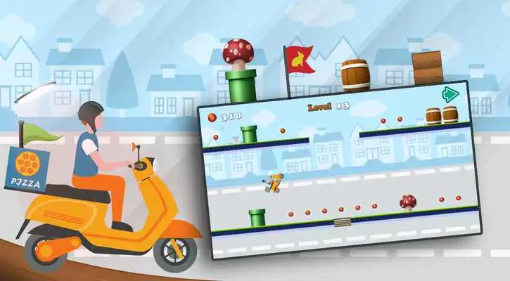 Play Moto Pizza Delivery Boy