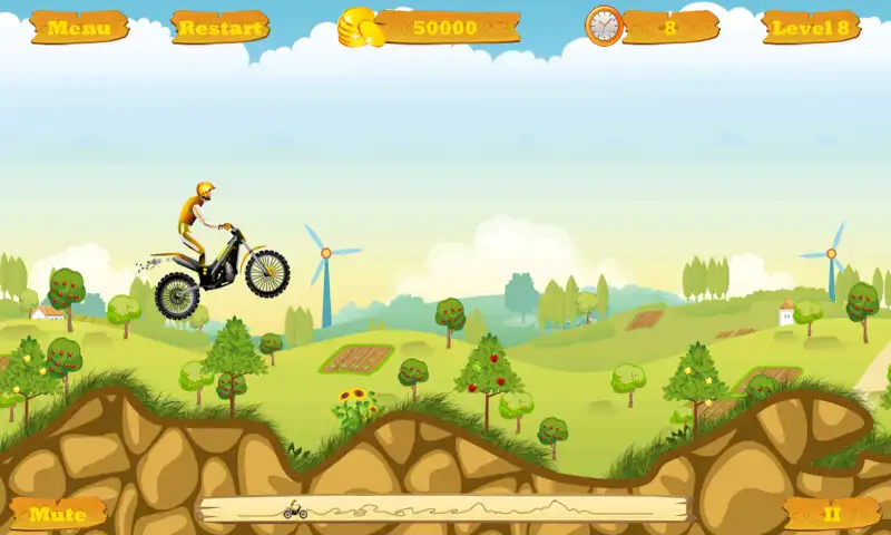 Play Moto Race - physics simu as an online game Moto Race - physics simu with UptoPlay