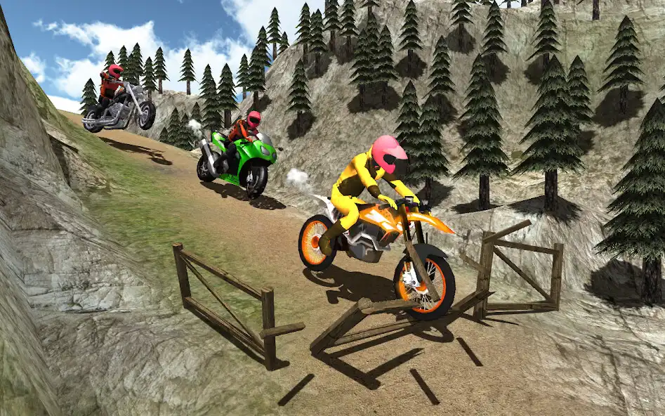 Play Moto Racer Dirt 3D as an online game Moto Racer Dirt 3D with UptoPlay