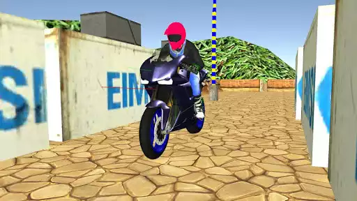 Play Motorbike Parking 2018 as an online game Motorbike Parking 2018 with UptoPlay