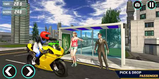 Play Motorbike Taxi Simulator Tourist Bike Driver 2020  and enjoy Motorbike Taxi Simulator Tourist Bike Driver 2020 with UptoPlay