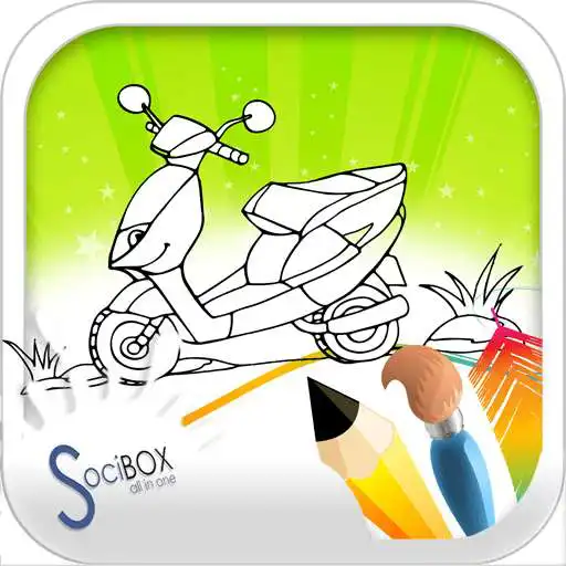 Free play online motorcycle coloring  APK