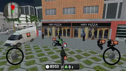 Play Motorcycle Courier Simulator as an online game Motorcycle Courier Simulator with UptoPlay
