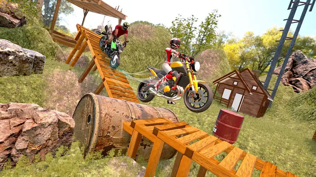 Play Motorcycle Crash : Bike Stunt  and enjoy Motorcycle Crash : Bike Stunt with UptoPlay