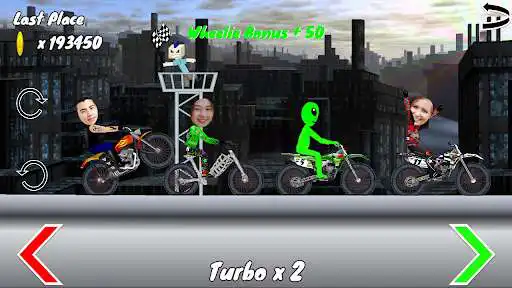 Play Motorcycle Face Race  and enjoy Motorcycle Face Race with UptoPlay
