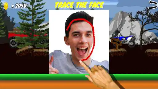 Play Motorcycle Face Race as an online game Motorcycle Face Race with UptoPlay