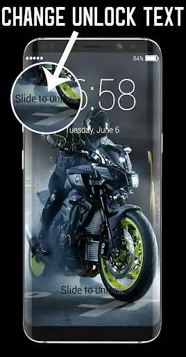 Play Motorcycle Lock Screen