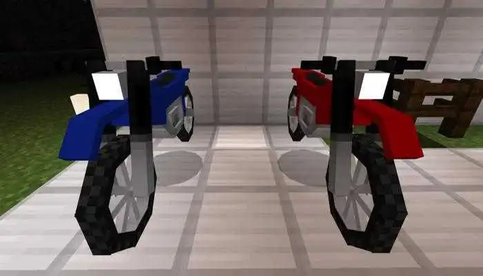 Play Motorcycle mod for minecraft