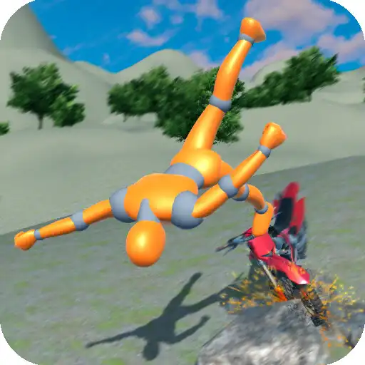 Play Motorcycle Ragdoll Fall APK