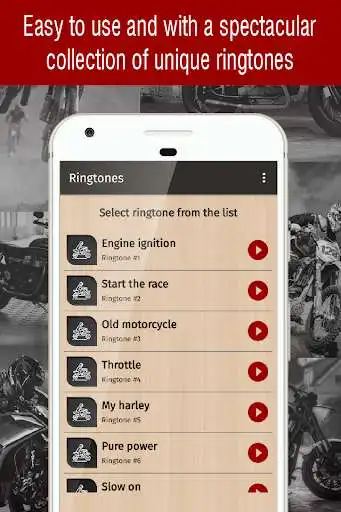 Play motorcycle ringtones for phone as an online game motorcycle ringtones for phone with UptoPlay