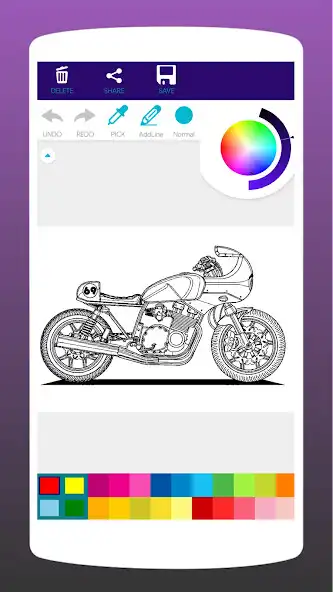 Play Motorcycles Coloring Book  and enjoy Motorcycles Coloring Book with UptoPlay