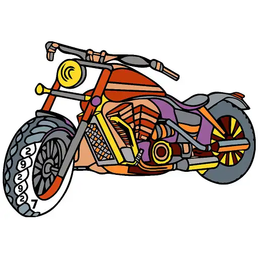 Play Motorcycles Paint by Number APK