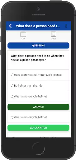 Play Motorcycle Theory Test 2022 as an online game Motorcycle Theory Test 2022 with UptoPlay