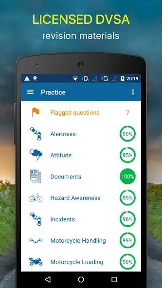 Play Motorcycle Theory Test UK 2022  and enjoy Motorcycle Theory Test UK 2022 with UptoPlay