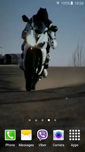 Play Motorcycle Video Wallpaper