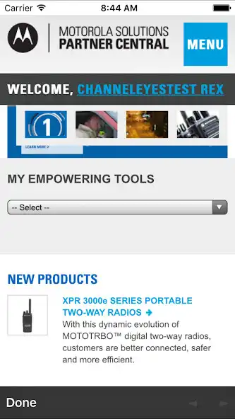 Play Motorola Solutions Partner App as an online game Motorola Solutions Partner App with UptoPlay