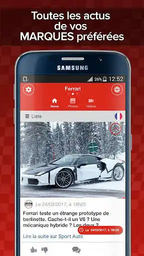 Play Motors Addict: actu auto moto as an online game Motors Addict: actu auto moto with UptoPlay