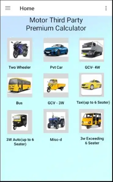 Play Motor TP Premium Calculator  and enjoy Motor TP Premium Calculator with UptoPlay