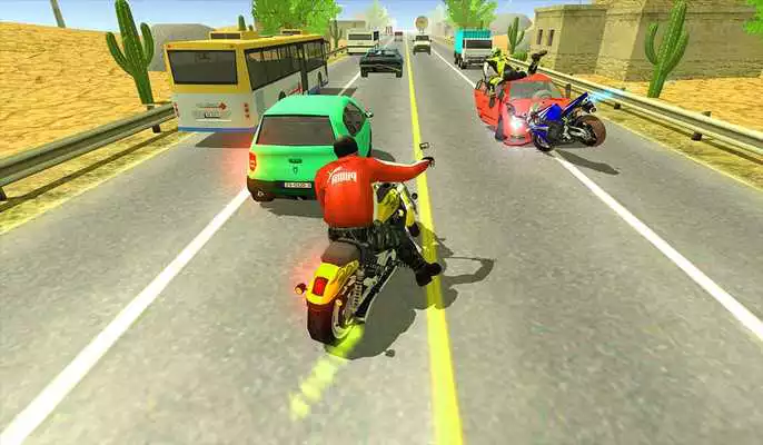 Play Moto Traffic Race