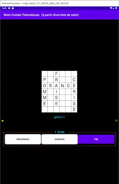 Play Mots Croisés Thématiques  and enjoy Mots Croisés Thématiques with UptoPlay