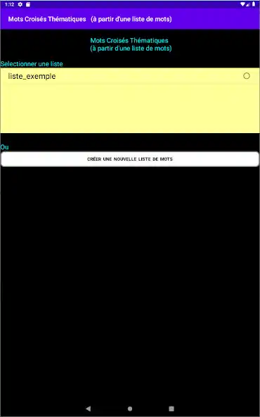 Play Mots Croisés Thématiques as an online game Mots Croisés Thématiques with UptoPlay