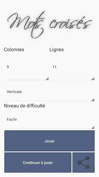 Play Mots Fléchés en Français  and enjoy Mots Fléchés en Français with UptoPlay