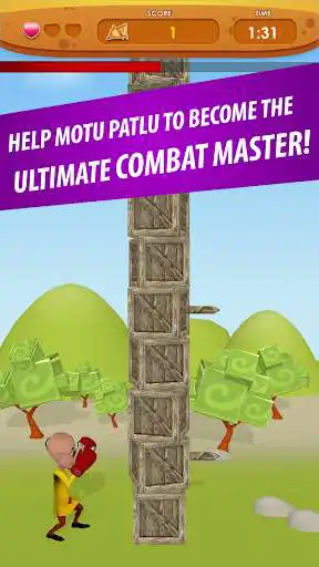Play Motu Patlu Combat Master as an online game Motu Patlu Combat Master with UptoPlay