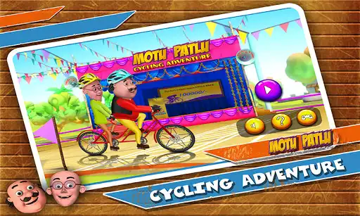 Play Motu Patlu Cycling Adventure  and enjoy Motu Patlu Cycling Adventure with UptoPlay