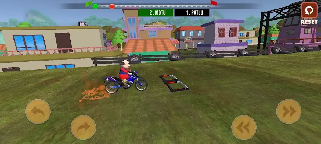Play Motu Patlu Extreme Rush Rider as an online game Motu Patlu Extreme Rush Rider with UptoPlay
