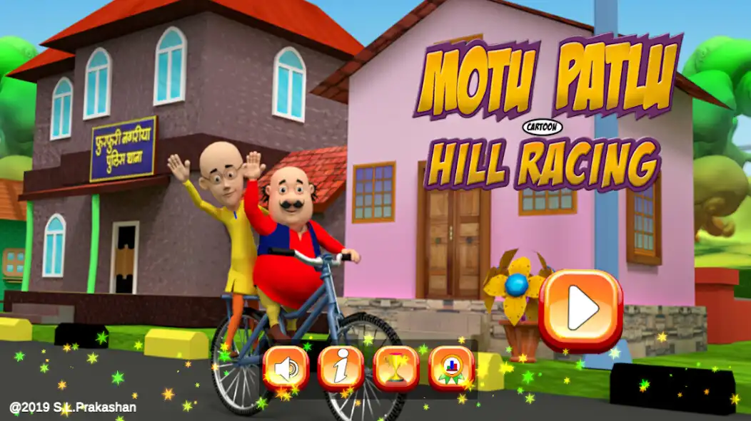 Play Motu Patlu Hills Biking Game  and enjoy Motu Patlu Hills Biking Game with UptoPlay