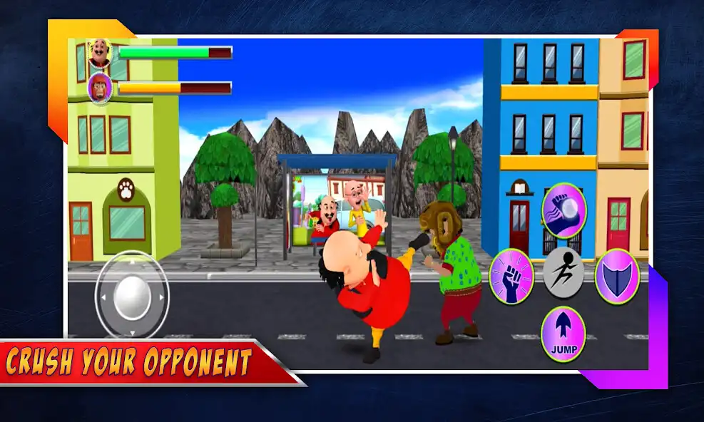 Play Motu Patlu Kung Fu Kings as an online game Motu Patlu Kung Fu Kings with UptoPlay