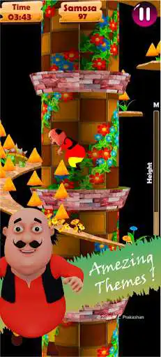 Play Motu Patlu Spiral Run  and enjoy Motu Patlu Spiral Run with UptoPlay